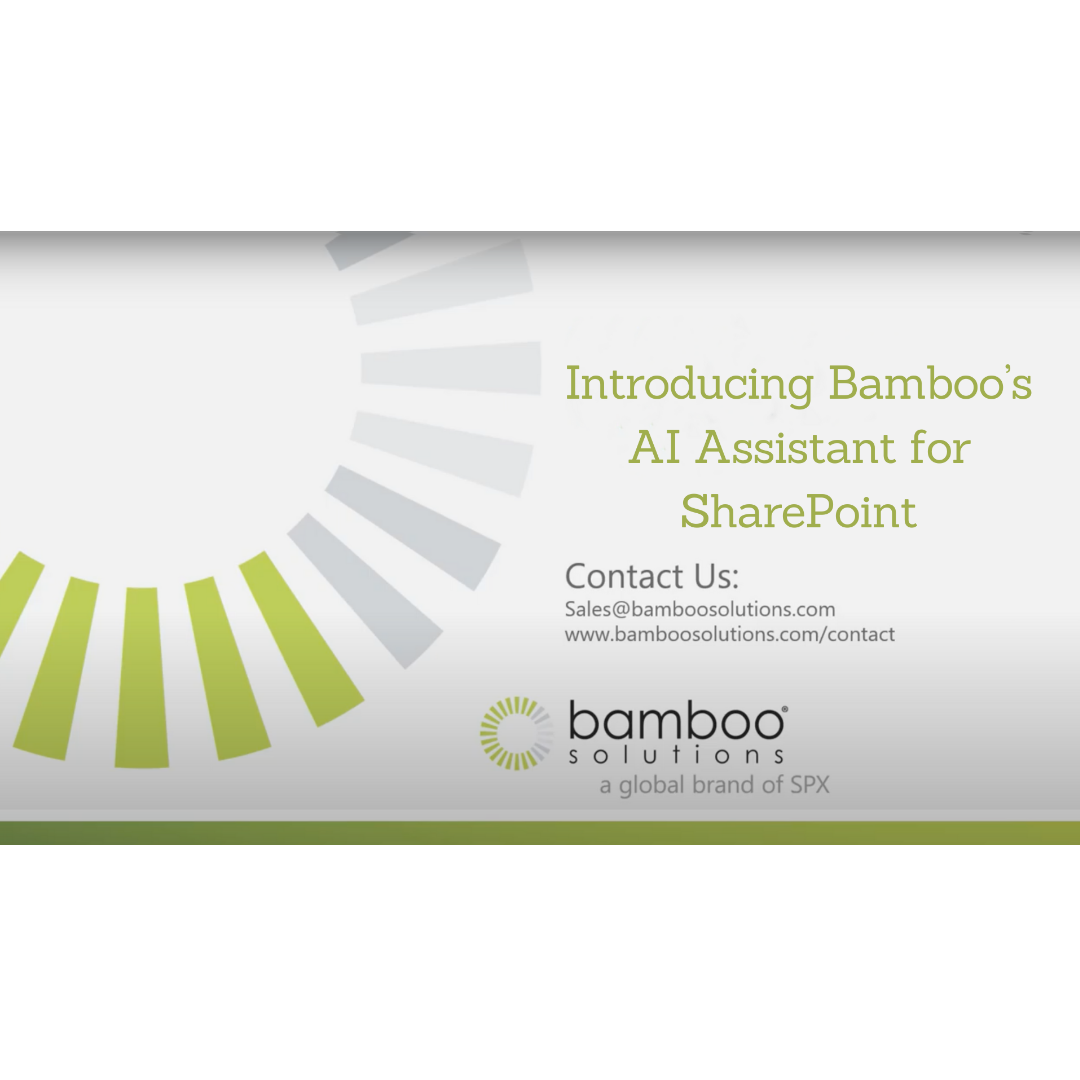 Introducing Bamboo’s AI Assistant for SharePoint